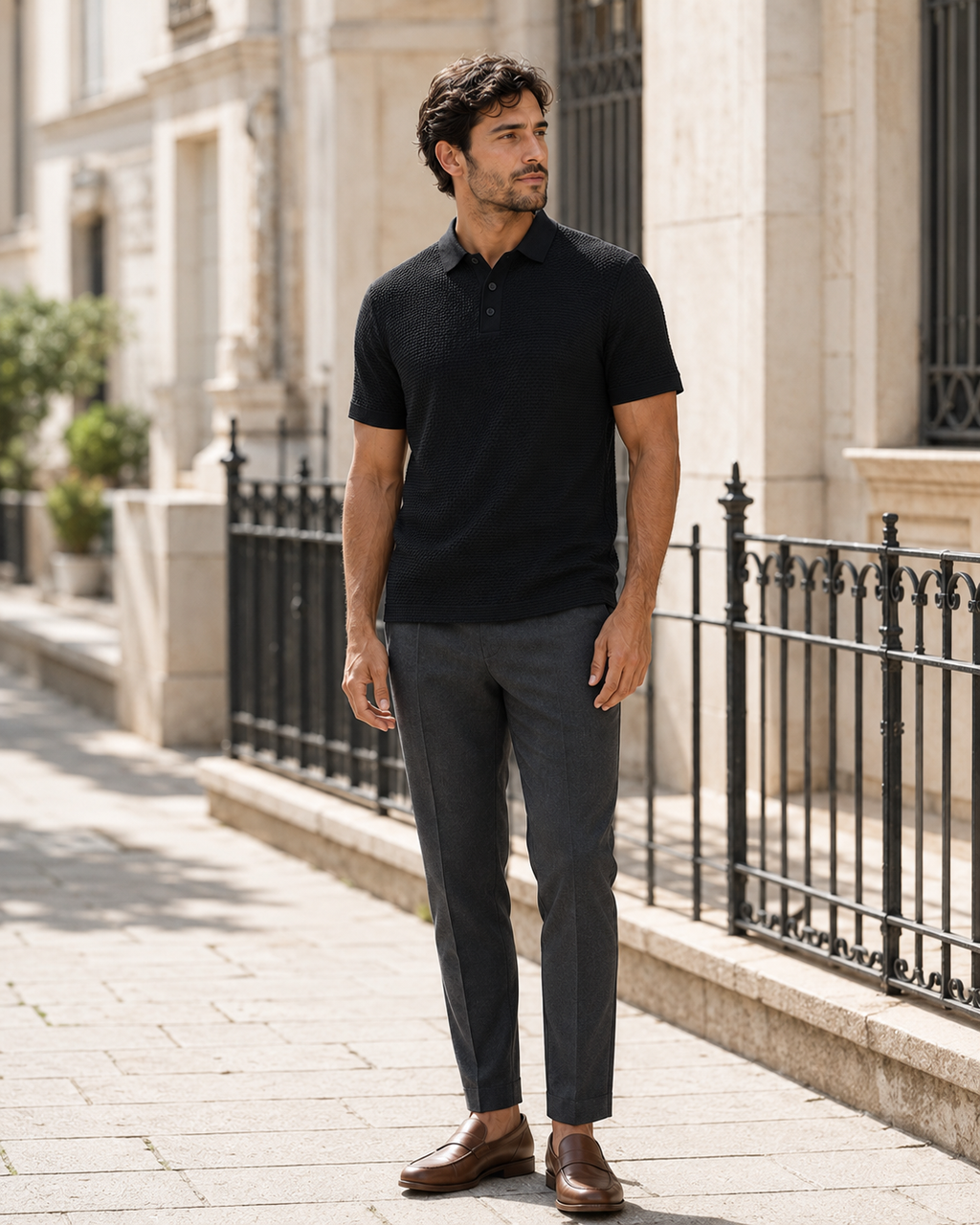 The Essential Textured Polo