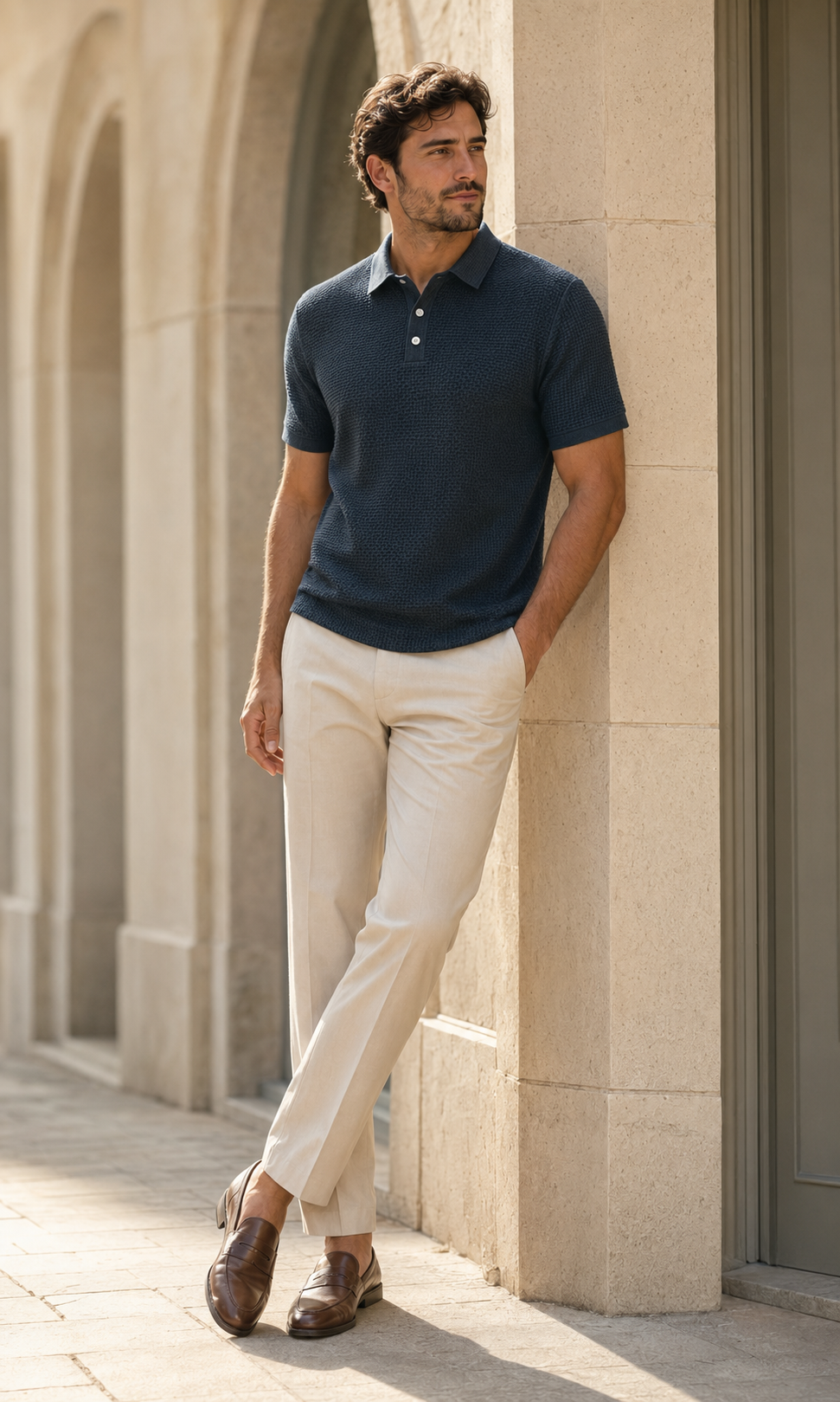 The Essential Textured Polo