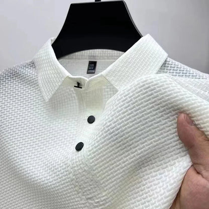 Textured Light & Breathable Polo Shirt