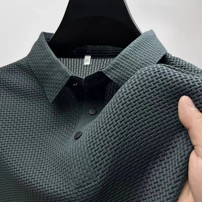 Textured Light & Breathable Polo Shirt